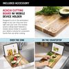 30&rdquo; Workstation Kitchen Sink Undermount Stainless Steel Single Bowl with WorkFlow&trade; Ledge and Accessories
